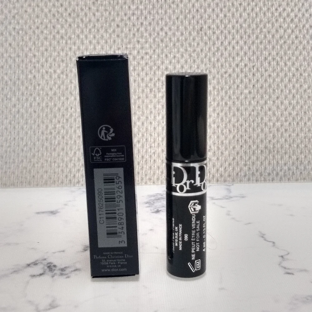 Diorshow 24h Buildable Volume Mascara 090 Black Mini Travel Size .13 oz